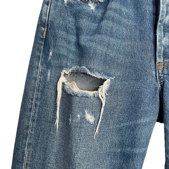 Boyish by HER Billy High Rise Jeans in Mame Wash Distressed Button Fly 28 - Picture 6 of 14